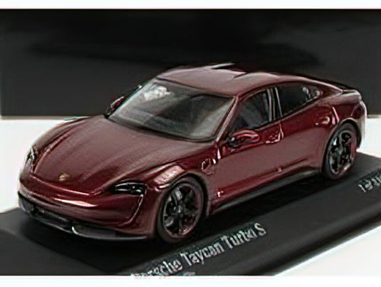 【予約】PORSCHE  TAYCAN TURBO S CROSS 2020 - RED MET /Minichamps 1/43 ミニカー