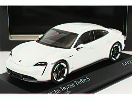 PORSCHEポルシェ TAYCAN TURBO S 2020 - WHITE /Minichampsミニチャンプス 1/43 ミニカー