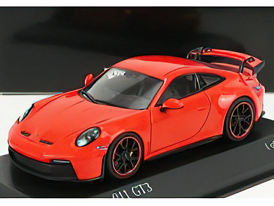 PORSCHE - 911 992 GT3 COUPE 2020 - ORANGE /Minichamps 1/43 ミニカー