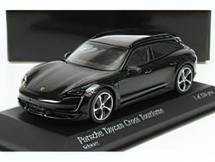 PORSCHEポルシェ TAYCAN TURBO S CROSS TURISMO 2021 - BLACK /Minichampsミニチャンプス 1/43 ミニカー