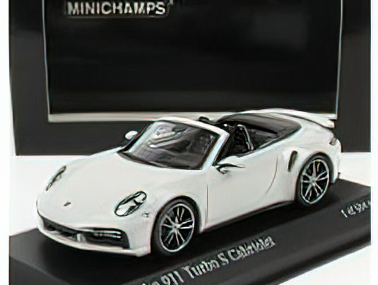 PORSCHE - 911 992 TURBO S CABRIOLET 2020 - SILVER /Minichamps 1/43 ミニカー