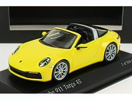 PORSCHE - 911 992 TARGA 2020 - YELLOW /Minichamps 1/43 ミニカー