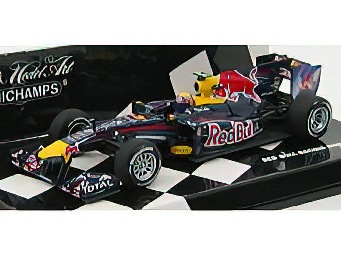 RED BULL - F1 RB6 N 6 RACE VERSION 2010 MARK WEBBER - BLUE RED YELLOW /Minichamps 1/43 ミニカー