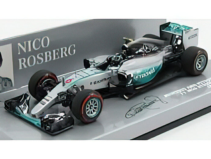 MERCEDES GP - F1 W06 AMG PETRONAS HYBRID N 6 2nd JAPANESE GP 2015 N.ROSBERG - SILVER GREEN /Minichamps 1/43 ミニカー