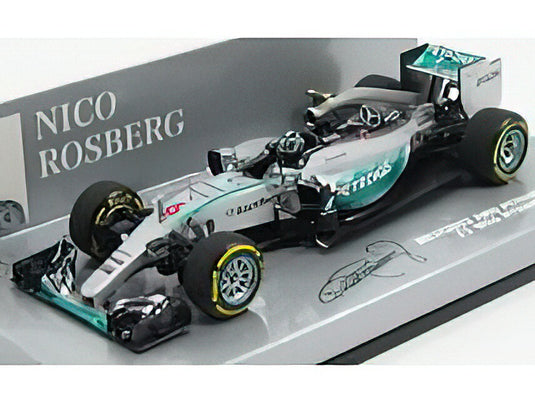 MERCEDES GP - F1 W06 AMG PETRONAS HYBRID N 6 USA GP 2015 N.ROSBERG - SILVER GREEN /Minichamps 1/43 ミニカー