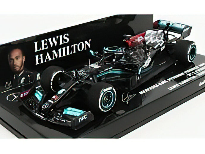 MERCEDES GP - F1 W12 MERCEDES M12 EQ POWER+ TEAM AMG PETRONAS MOTORSPORT FORMULA ONE N 44 WINNER BAHRAIN GP 2021 LEWIS HAMILTON - BLACK GREEN /Minichamps 1/43 ミニカー