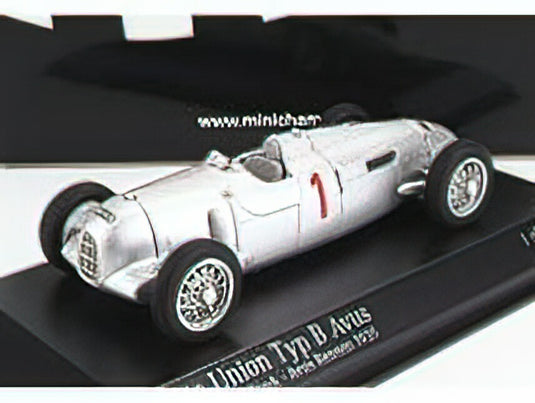 AUTO UNION - F1 TYPE B N 1 AVUS RENNEN 1935 HANS STUCK - SILVER /Minichampsミニチャンプス 1/43 ミニカー