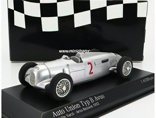 Auto Union Typ B Avus 2号車 1935 アヴスレンネン 3位 Achille Varzi/ MINICHAMPS 1/43 ミニカー