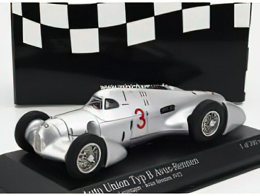 Auto Union Typ B 3号車 1935 アヴスレンネン Hermann zu Leiningen/ MINICHAMPS 1/43 ミニカー