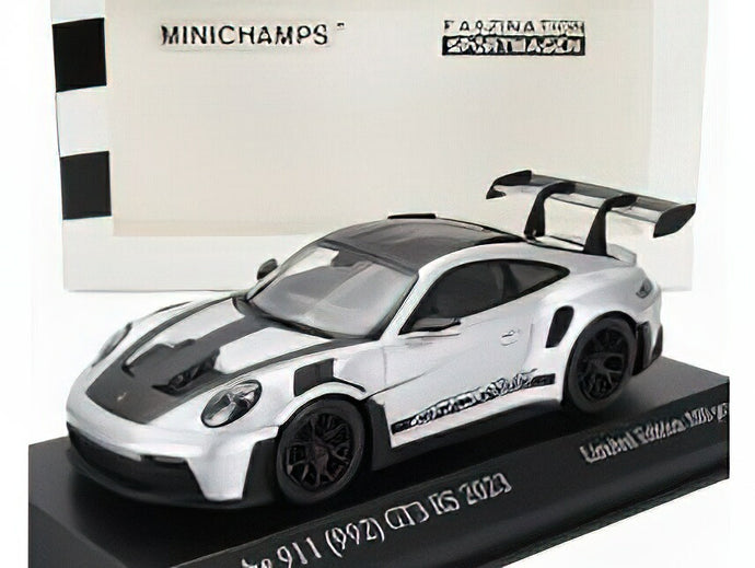 PORSCHE  911 992 GT3 RS COUPE WEISSACH PACKAGE 2023 - SILVER BLACK/Minichamps 1/43ミニカー