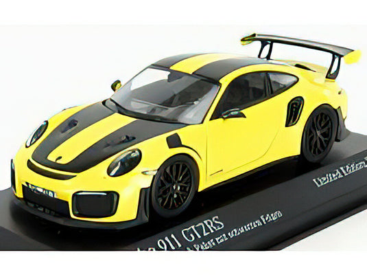 PORSCHE - 911 991-2 GT2 RS WEISSACH PACKAGE COUPE 2018 - YELLOW BLACK /Minichamps 1/43 ミニカー
