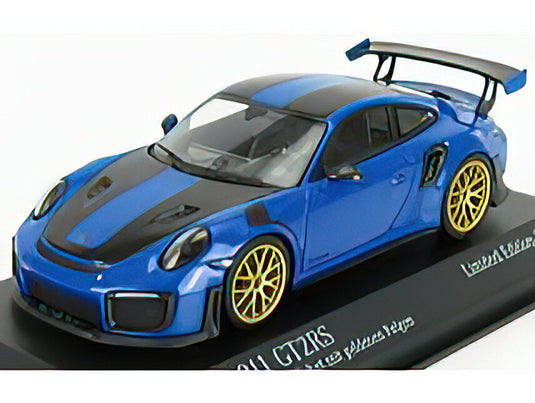 PORSCHE - 911 991-2 GT2 RS WEISSACH PACKAGE COUPE 2018 - VOODOO BLUE BLACK /Minichamps 1/43 ミニカー