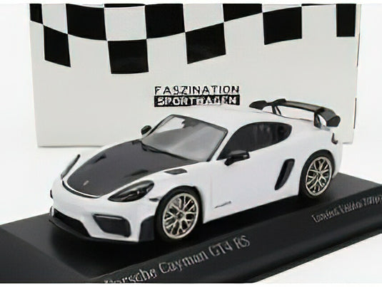 Porscheポルシェ 718 (982) CAYMAN GT4 RS 2021 - WHITE /Minichamps 1/43 ミニカー