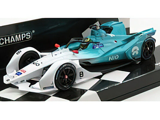 NIO - FORMULA-E TEAM NIO SPORT 004 N 8 SEASON 2018-2019 TOM DILLMANN - LIGHT BLUE WHITE /Minichamps 1/43 ミニカー