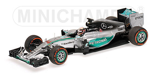 MERCEDES GP | F1  W06 AMG PETRONAS N 44 WINNER JAPAN GP WORLD CHAMPION 2015 LEWIS HAMILTON | SILVER GREEN /Minichampsミニチャンプス 1/43 ミニカー