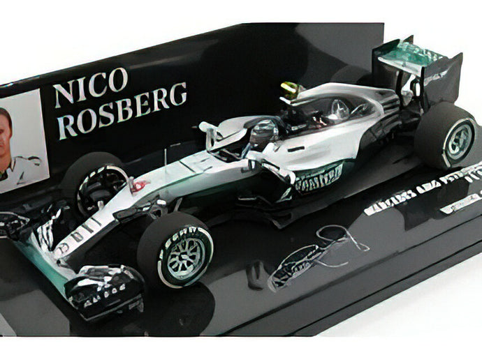 MERCEDES GP - F1 W07 HYBRID AMG PETRONAS N 6 WINNER CHINESE GP NICO ROSBERG 2016 WORLD CHAMPION - SILVER GREEN /Minichamps 1/43 ミニカー