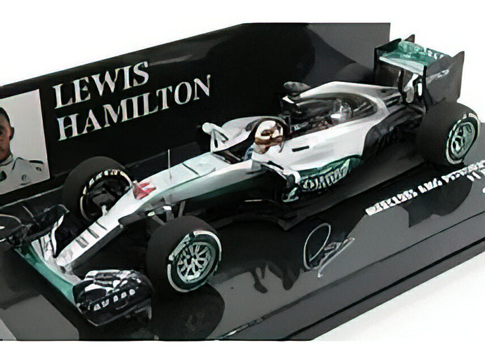 MERCEDES GP - F1 W07 HYBRID AMG PETRONAS N 44 CHINESE GP 2016 LEWIS HAMILTON - SILVER GREEN /Minichamps 1/43 ミニカー