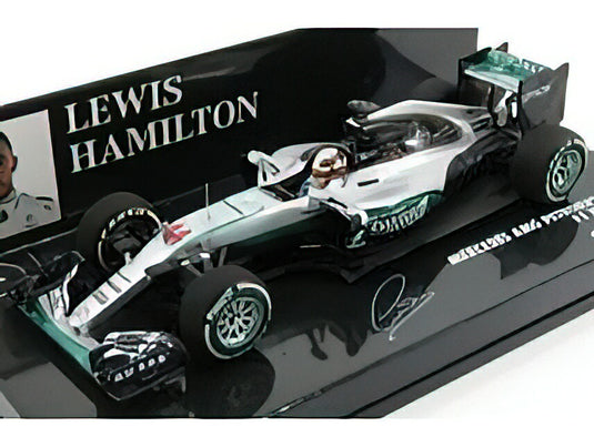 MERCEDES GP - F1 W07 HYBRID AMG PETRONAS N 44 CHINESE GP 2016 LEWIS HAMILTON - SILVER GREEN /Minichamps 1/43 ミニカー