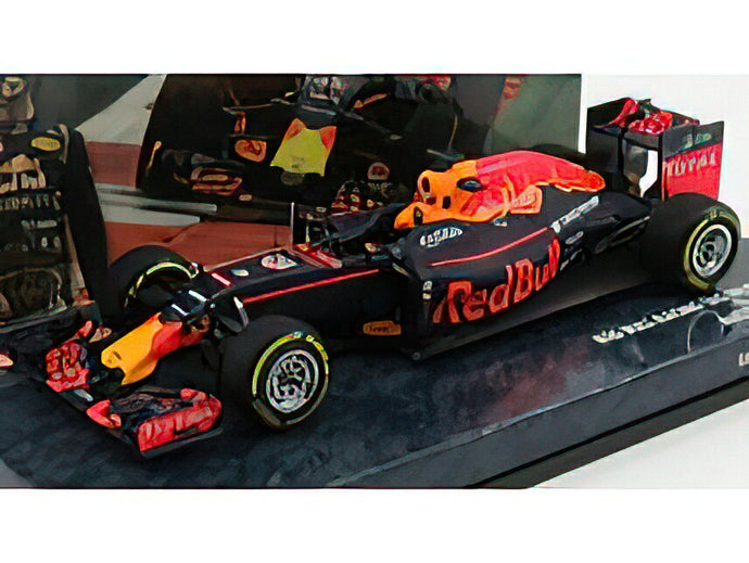 RED BULL - F1 RB12 TAG HEUER N 3 AUSTRALIAN GP 2016 WITH FIGURE DANIEL RIccIARDO - MATT BLUE RED YELLOW /Minichamps 1/43 ミニカー