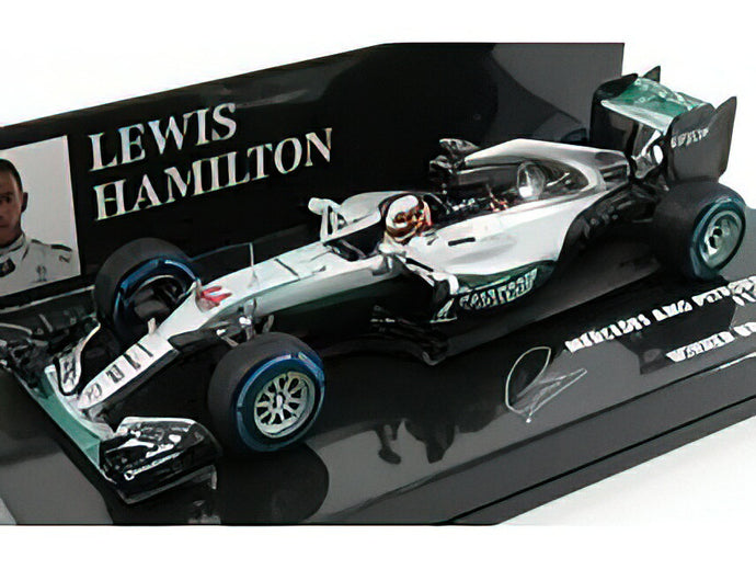 MERCEDES GP - F1 W07 HYBRID AMG PETRONAS N 44 WINNER BRAZILIAN GP 2016 LEWIS HAMILTON - SILVER GREEN /Minichamps 1/43 ミニカー