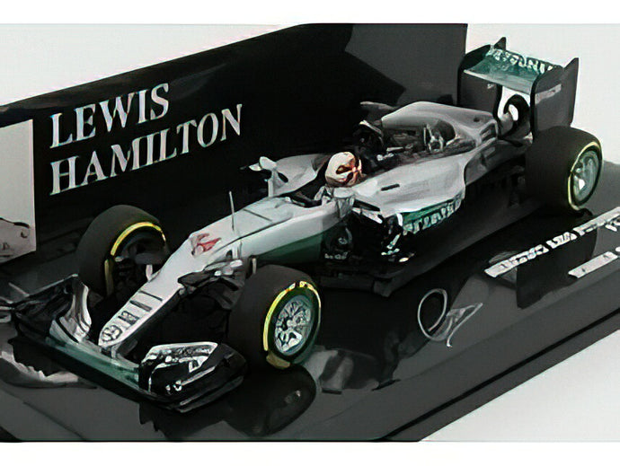 MERCEDES GP - F1 W07 HYBRID AMG PETRONAS N 44 WINNER ABU DHABI GP 2016 LEWIS HAMILTON - SILVER GREEN /Minichamps 1/43 ミニカー