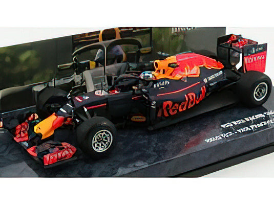 RED BULL - F1 RB12 TAG HEUER N 3 HALO TEST BELGIAN GP 2016 D.RIccIARDO - MATT BLUE RED YELLOW /Minichamps 1/43 ミニカー