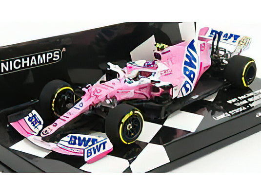 MERCEDES BWT - F1 RP20 TEAM SPORTPESA RACING POINT N 18 SEASON 2020 L.STROLL - PINK MATT BLUE /Minichamps 1/43 ミニカー