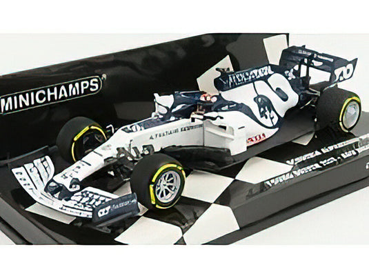 ALPHA TAURI - F1 AT01 HONDA RA620H TEAM ALPHA TAURI F1 N 38 TEST ABU DHABI 2020 Y.TSUNODA - WHITE BLUE /Minichamps 1/43 ミニカー