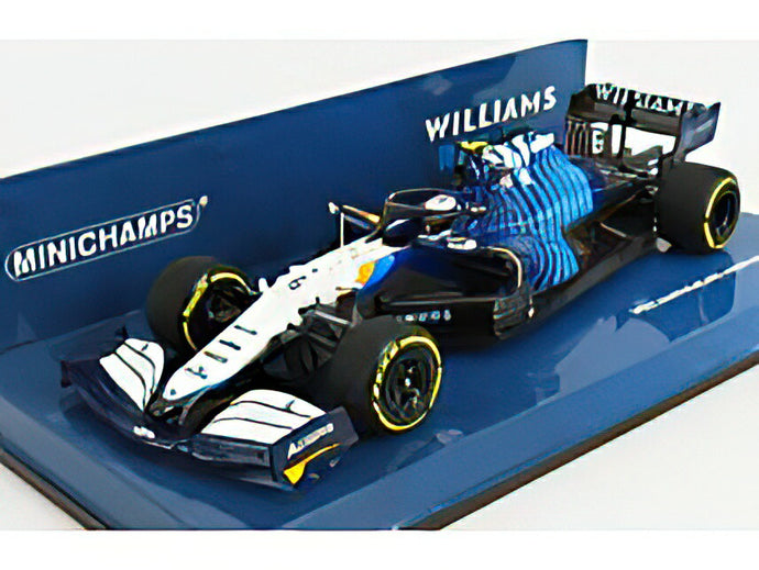 WILLIAMS - F1 FW43B MERCEDES M12 EQ POWER+ TEAM WILLIAMS RACING N 6 BAHRAIN GP 2021 NICHOLAS LATIFI - WHITE LIGHT BLUE /Minichamps 1/43 ミニカー