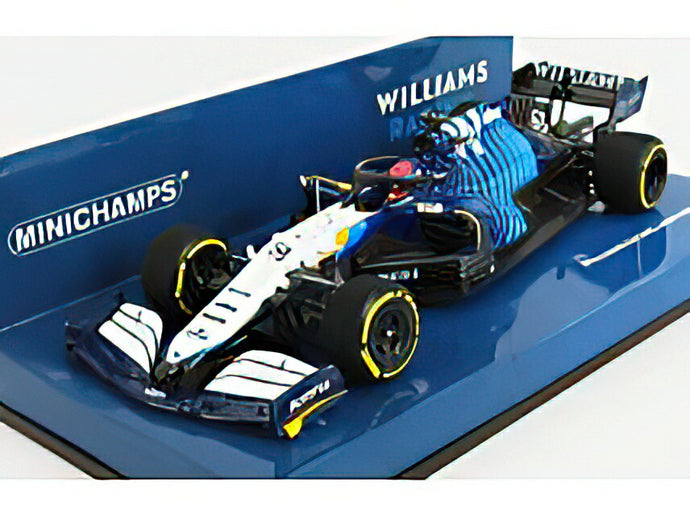 WILLIAMS - F1 FW43B MERCEDES M12 EQ POWER+ TEAM WILLIAMS RACING N 63 BAHRAIN GP 2021 GEORGE RUSSEL - WHITE LIGHT BLUE /Minichamps 1/43 ミニカー