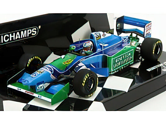 BENETTON - F1 B194 N 6 3rd BELGIAN GP 1994 JOS VERSTAPPEN - GREEN BLUE /Minichamps 1/43 ミニカー