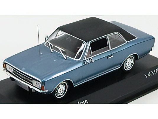 OPEL - COMMODORE A 1966 - LIGHT BLUE MET BLACK /Minichamps 1/43 ミニカー