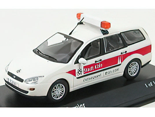 FORD ENGLAND - FOCUS TURNIER ORDNUNGSAMT KOLN 1997 - WHITE RED /Minichamps 1/43 ミニカー