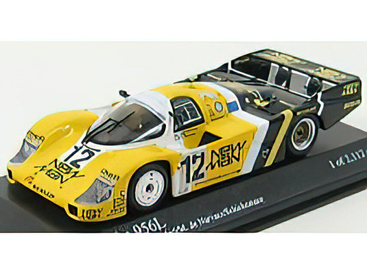 PORSCHE - 956 N 12 NEWMAN 24h LE MANS 1983 MERL - DE NARVAEZ - SCHICKENTANZ - YELLOW BLACK WHITE /Minichamps 1/43 ミニカー