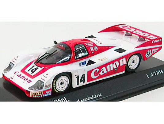PORSCHE - 956 CANON N 14 24h LE MANS 1983 PALMER - LLOYD - LAMMERS - WHITE RED /Minichamps 1/43 ミニカー