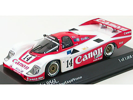 PORSCHE - 956B (BASE 935) 2.6L TURBO TEAM RICHARD LLOYD RACING N 14 2nd 24h LE MANS 1985 J.PALMER - J.WEAVER - R.LLOYD - WHITE RED /Minichamps 1/43 ミニカー
