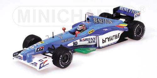 BENETTON | F1  B199 N 10 SEASON 1999 A.WURZ | 2 TONE BLUE WHITE /Minichampsミニチャンプス 1/43 ミニカー