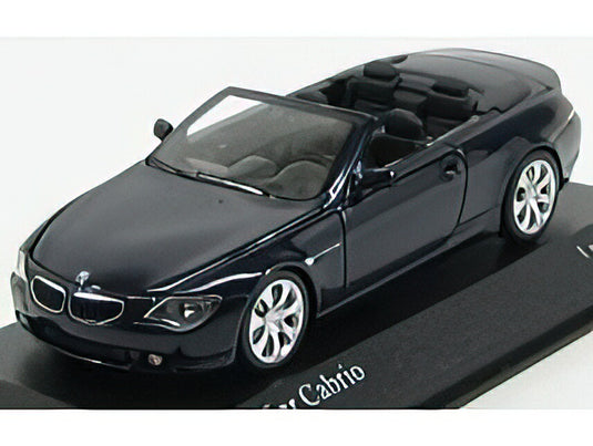 BMW - 6 SERIES CABRIOLET 2006 - DETTAGLIO MOTORE - BLUE MET /Minichamps 1/43 ミニカー