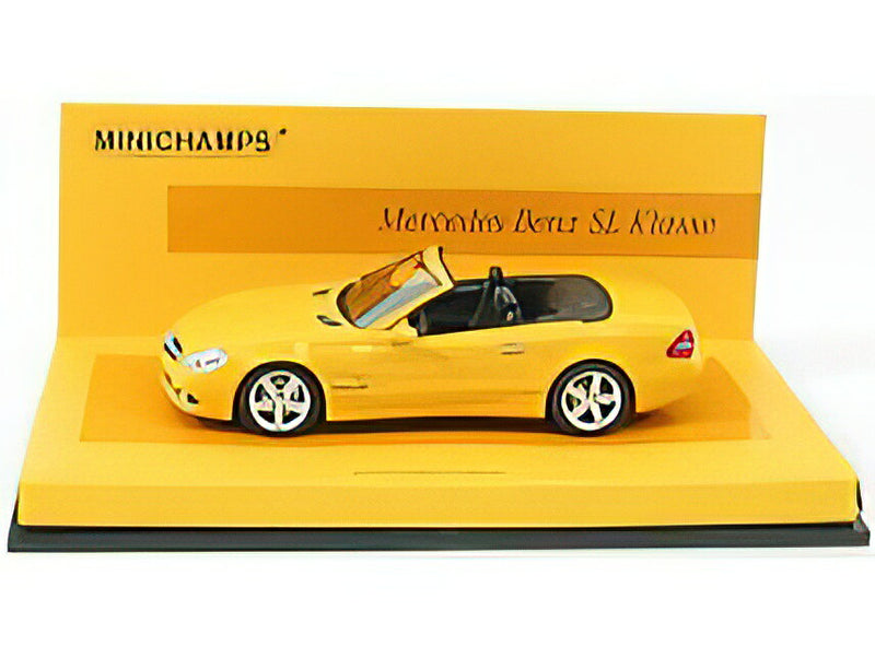 MERCEDES BENZ - SL-CLASS SPIDER 2008 - YELLOW /Minichamps 1/43 ミニカー
