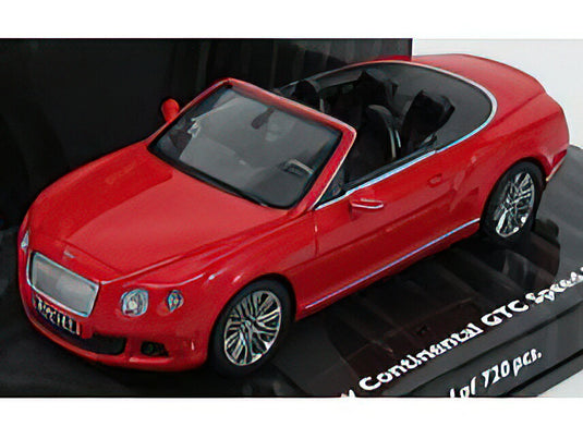 BENTLEY - CONTINENTAL GT SPEED CABRIOLET 2012 - ST. JAMES RED /Minichamps 1/43 ミニカー
