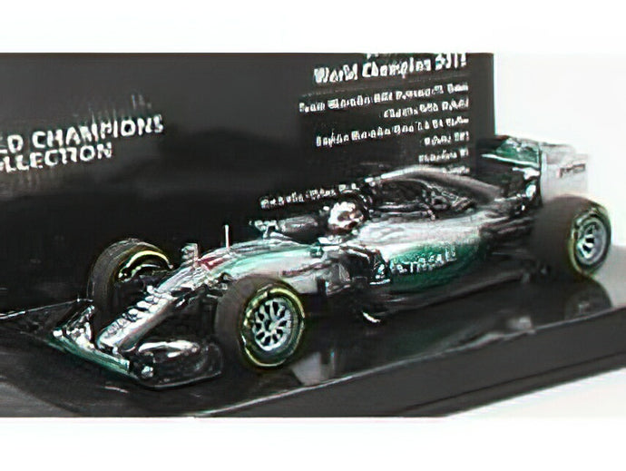 MERCEDES GP - F1 W06 AMG PETRONAS N 44 WORLD CHAMPION SEASON 2015 LEWIS HAMILTON - SILVER GREEN /Minichampsミニチャンプス 1/43 ミニカー