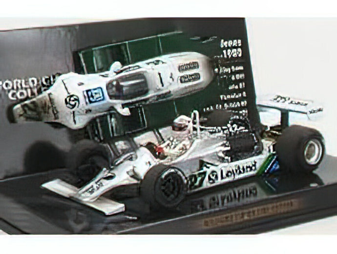 WILLIAMS - F1 FW07B N 27 DIRTY VERSION WORLD CHAMPION SEASON 1980 ALAN JONES - WHITE GREEN /Minichampsミニチャンプス 1/43 ミニカー