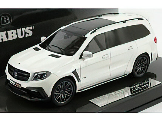 MERCEDES BENZ - GLS-CLASS 6.0 BITURBO 850 BRABUS (850CV) WIDESTAR 2017 - PERL WHITE MET /Minichamps 1/43 ミニカー