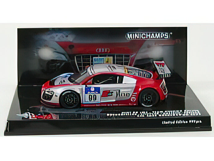 AUDI - R8 LMS N 99 24h NURBURGRING 2009 FASSLER - BASSENG - ROCKENFELLER - STIPPLER - SILVER RED /Minichamps 1/43 ミニカー