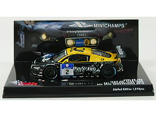 AUDI - R8 LMS N 2 24h ADAC NURBURGRING 2010 ABT - COLLARD - LUHR - MIES - BLACK YELLOW /Minichamps 1/43 ミニカー