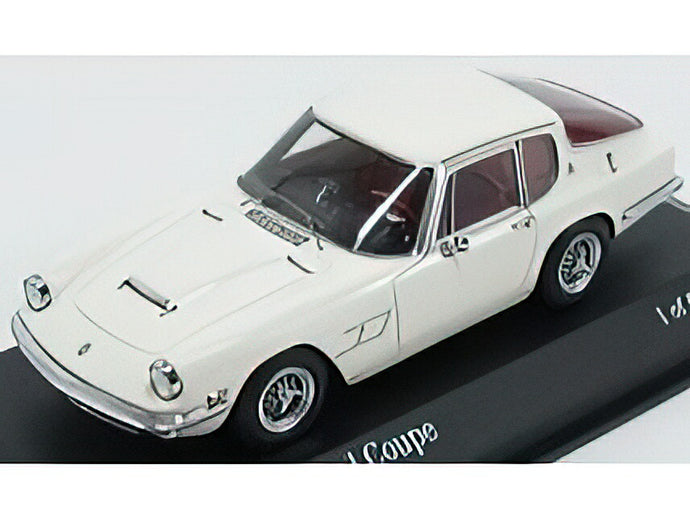 MASERATI - MISTRAL COUPE 1963 - WHITE /Minichamps 1/43 ミニカー