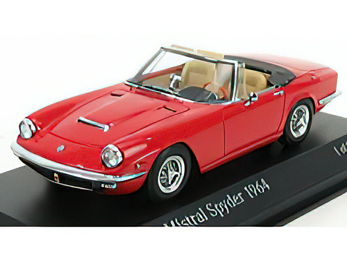 MASERATI - MISTRAL SPIDER CABRIOLET OPEN 1964 - RED /Minichamps 1/43 ミニカー