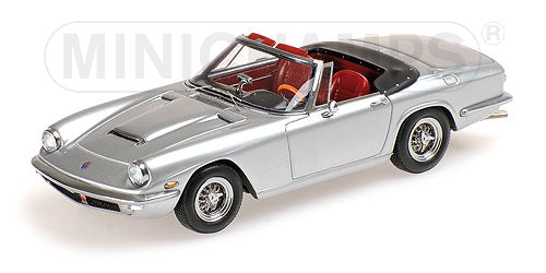 MASERATI | MISTRAL SPIDER CABRIOLET OPEN 1964 | SILVER /Minichampsミニチャンプス 1/43 ミニカー