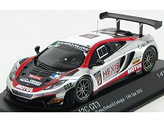 McLAREN - MP4-12C GT3 TEAM HEXIS RACING N 107 24h SPA 2013 CAZENAVE - PANIS - DEBARD - LEDOGAR - SILVER RED /Minichamps 1/43 ミニカー