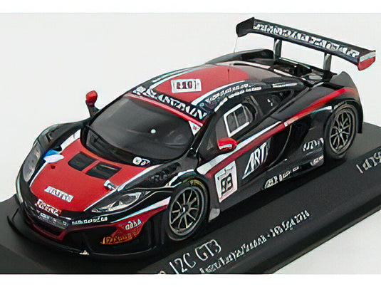 McLAREN - 12C FT3 TEAM ART GRAND PRIX N 99 24h SPA 2014 ESTRE - KORJUS - SOUCEK - BLACK RED /Minichamps 1/43 ミニカー